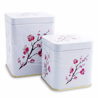 Puszka `Kwitnąca Wiśnia` kwadratowa 50g